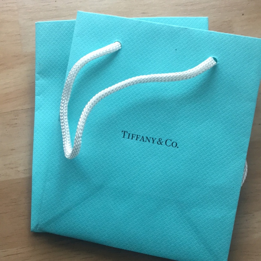 2 new Tiffany&co small shopping bag